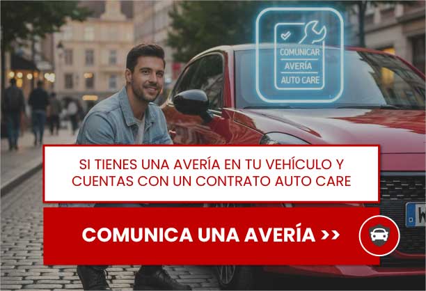 Botón: Comunica una avería o siniestro cubierto por el Contrato de Garantía Mecánica